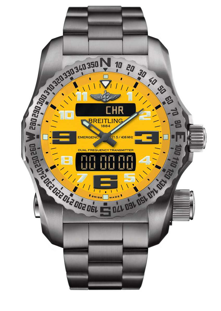 Breitling Emergency yellow dial Breitling Emergency yellow dial