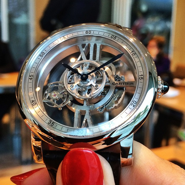 Rotonde de Cartier Astrotourbillon Squelette Rotonde de Cartier Astrotourbillon Squelette