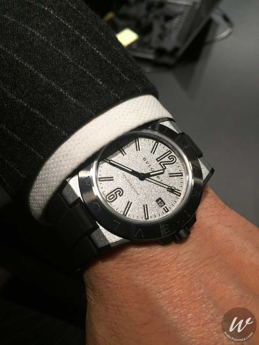 The Bulgari Diagono Magnesium: the key to a new dimension in