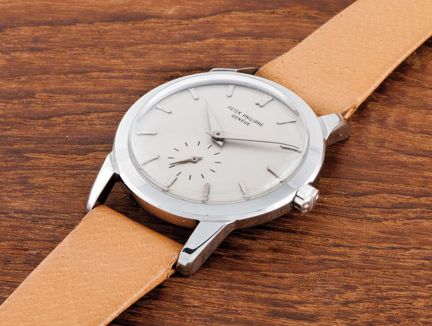 Patek Philippe, 2585, Stainless steel, 1958 Patek Philippe, 2585, Stainless steel, 1958