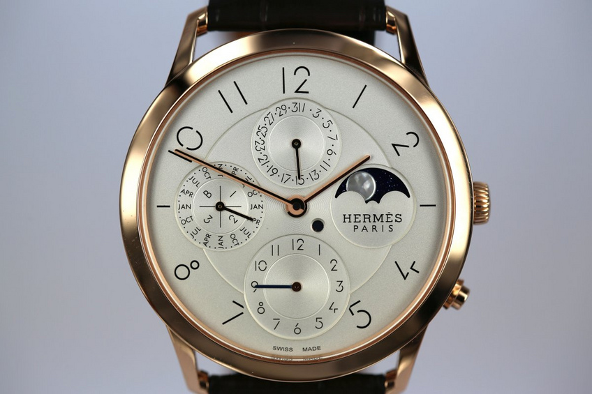 La Montre Hermès Slim d'Hermès Perpetual Calendar La Montre Hermès Slim d'Hermès Perpetual Calendar
