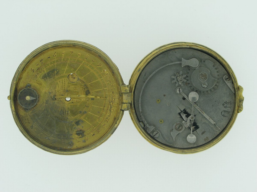 Première montre à foliot et balancier sans spiral Première montre à foliot et balancier sans spiral