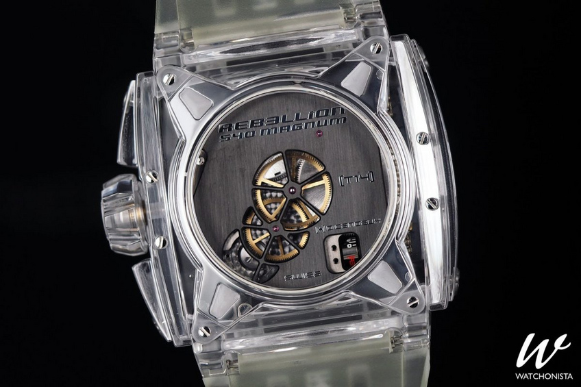Rebellion Timepieces 540 Magnum Saphir caseback Rebellion Timepieces 540 Magnum Saphir caseback