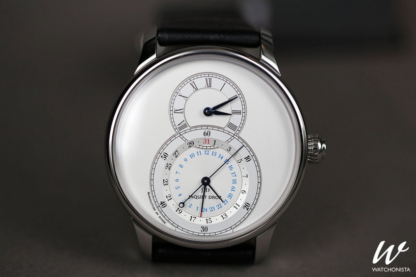 Jaquet Droz Grande Seconde Dual Time Ivory Enamel Jaquet Droz Grande Seconde Dual Time Ivory Enamel