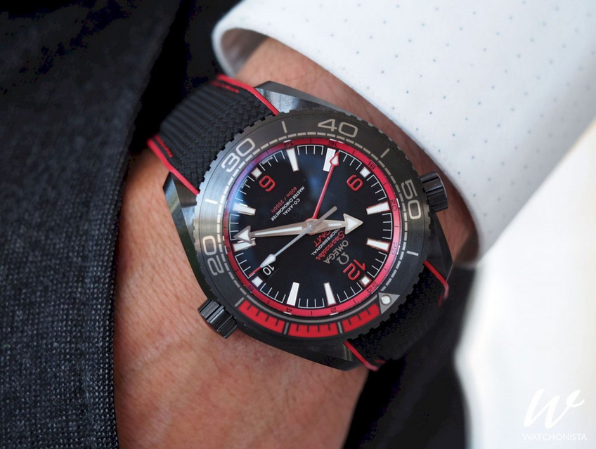 Omega Seamaster Planet Ocean GMT Deep Black Omega Seamaster Planet Ocean GMT Deep Black