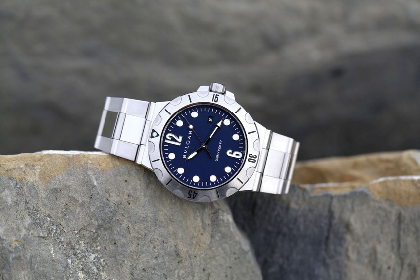 Bulgari Diagono Scuba Blue Dial Bulgari Diagono Scuba Blue Dial