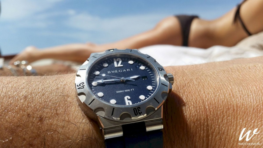 Bulgari Diagono Scuba Blue Dial Bulgari Diagono Scuba Blue Dial