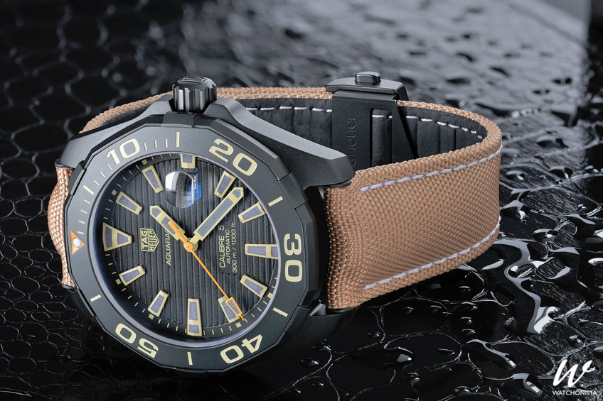 Hands on the TAG Heuer Aquaracer 300m Calibre 5 Black Titanium Watchonista