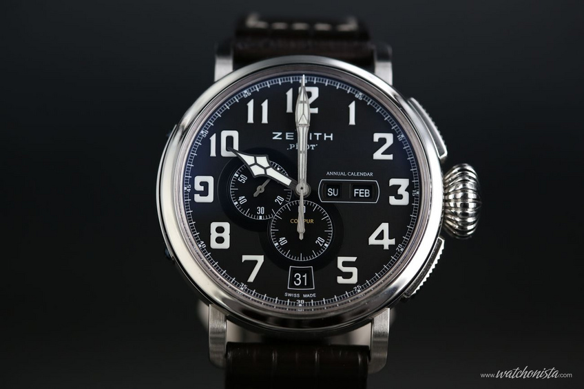 Zenith Pilot Montre d'Aeronef Type 20 Annual Calendar