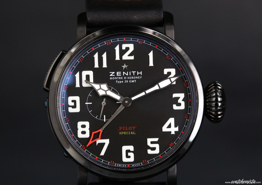 Zenith Pilot Montre d'Aeronef Type 20 GMT Red Baron