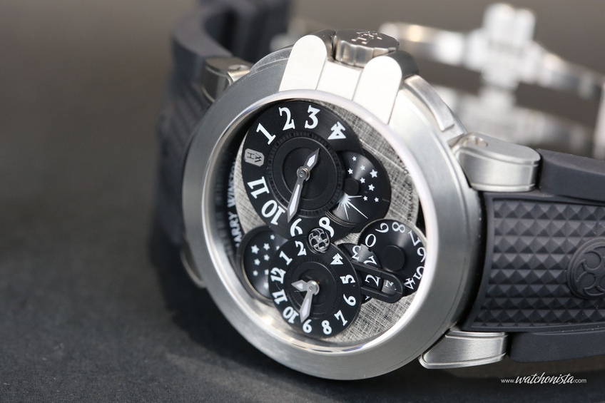 Harry Winston Ocean Dual Time Monochrome Harry Winston Ocean Dual Time Monochrome