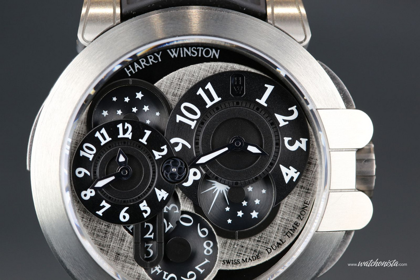 Harry Winston Ocean Dual Time Monochrome Harry Winston Ocean Dual Time Monochrome