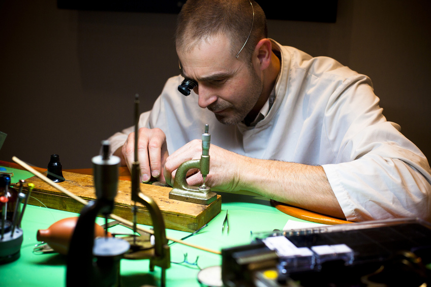 Michel Boulanger, the student at work