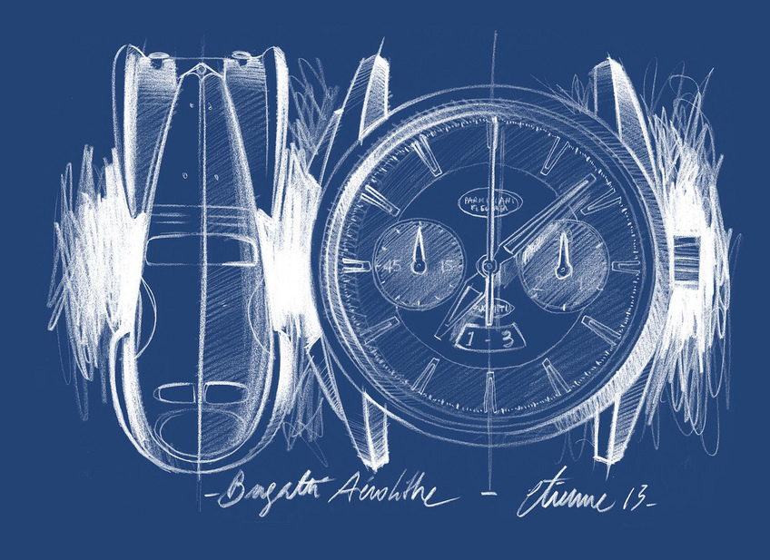 La voiture et la montre, côte à côte La voiture et la montre, côte à côte