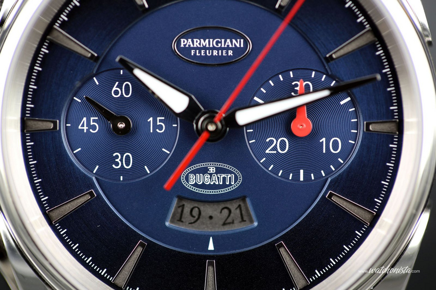 Cadran de la Parmigiani Fleurier Bugatti Aérolithe Cadran de la Parmigiani Fleurier Bugatti Aérolithe