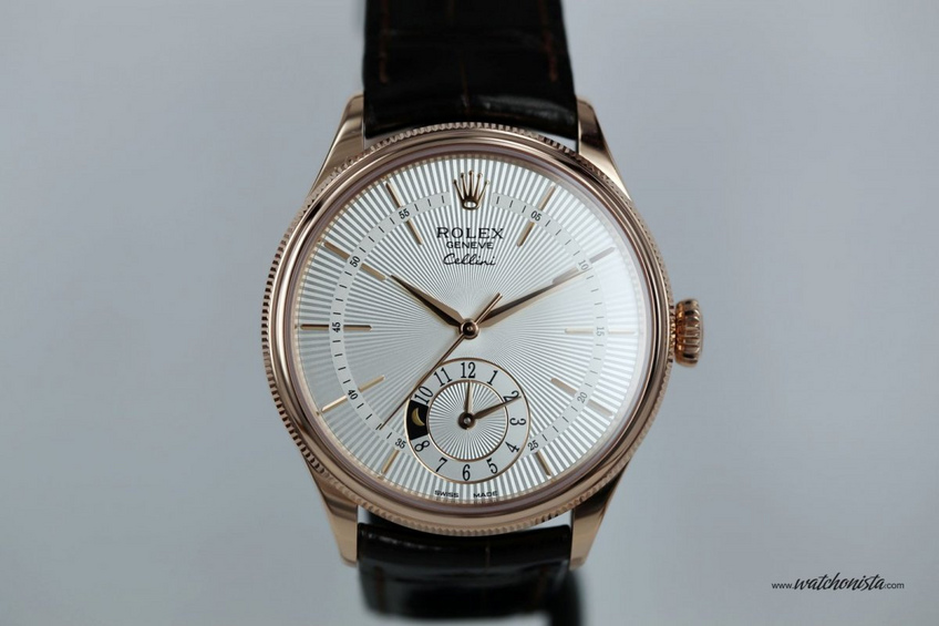 Rolex Cellini Dual Time en or Everose Rolex Cellini Dual Time en or Everose