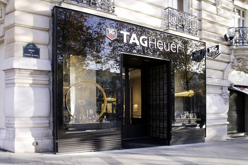 TAG Heuer flagship boutique at Les Champs Elysées, Paris TAG Heuer flagship boutique at Les Champs Elysées, Paris