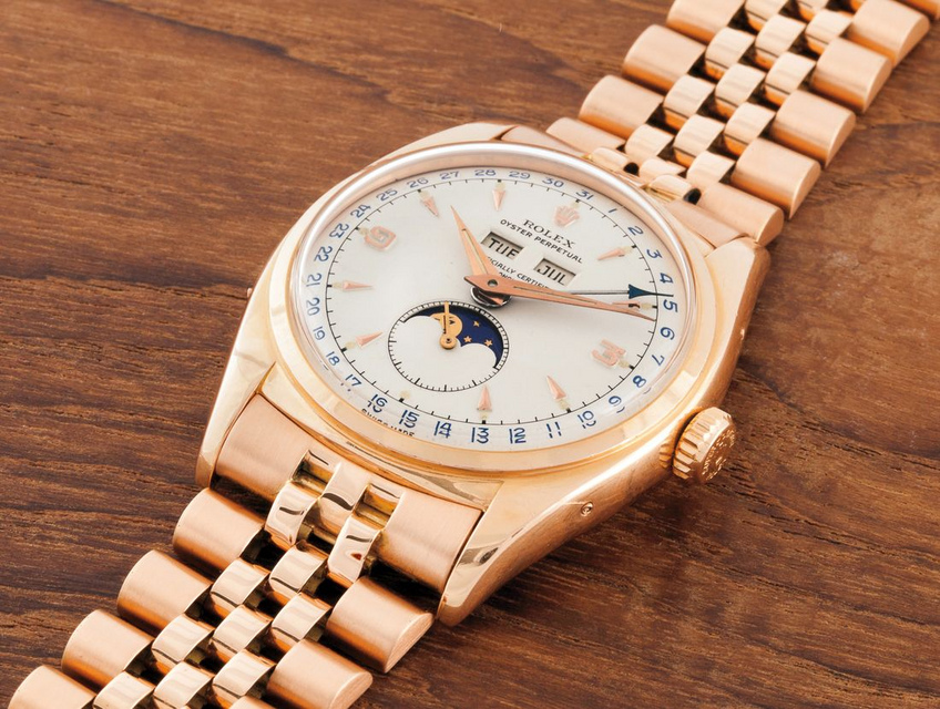 Rolex, 60626063, 18k pink gold, 1953 Rolex, 60626063, 18k pink gold, 1953