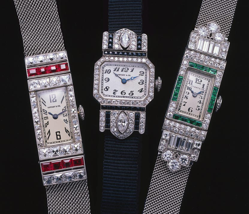 Montres Art Deco de Tiffany vers 1920 Montres Art Deco de Tiffany vers 1920