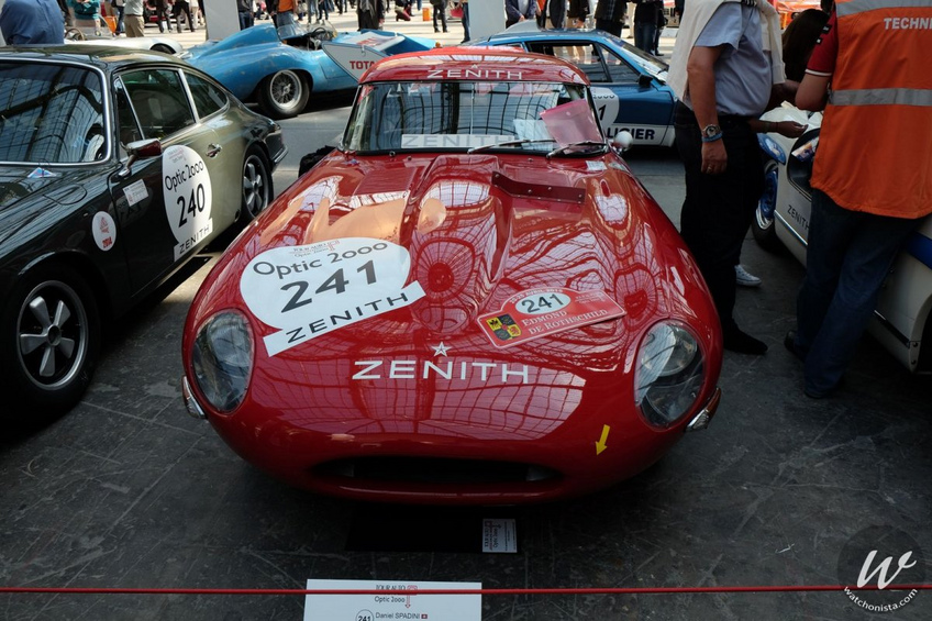 The Jaguar Type E 3.8L from 1964 was driven by Daniel Spadini and Aldo Magada The Jaguar Type E 3.8L from 1964 was driven by Daniel Spadini and Aldo Magada