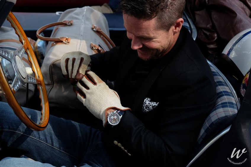 Zenith El Primero Chronomaster 1969 Tour Auto Edition Felix Baumgartner wears the Zenith El Primero Chronomaster 1969 Tour Auto Edition