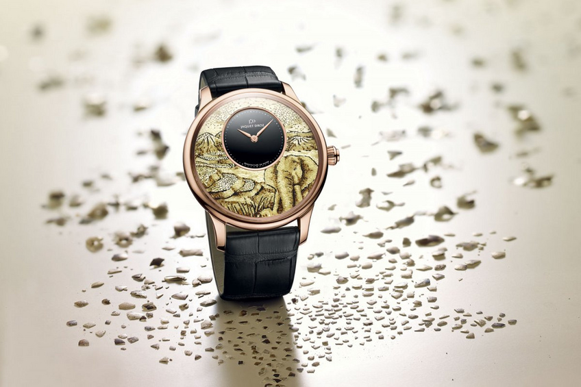 Jaquet Droz Petite Heure Minute Mosaïc Elephant Jaquet Droz Petite Heure Minute Mosaïc Elephant