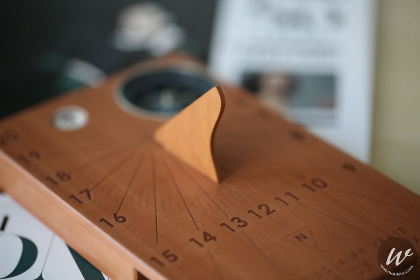 La montre solaire horizontale de l'Espace Horloger La montre solaire horizontale de l'Espace Horloger