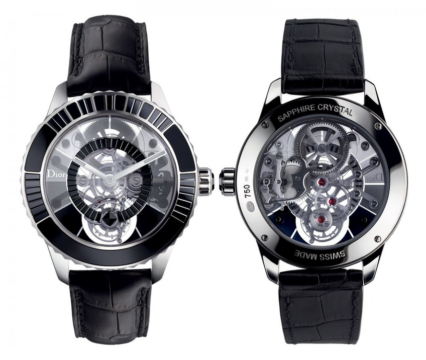 Dior Chrystal Tourbillon Diamants noirs Dior Chrystal Tourbillon Diamants noirs