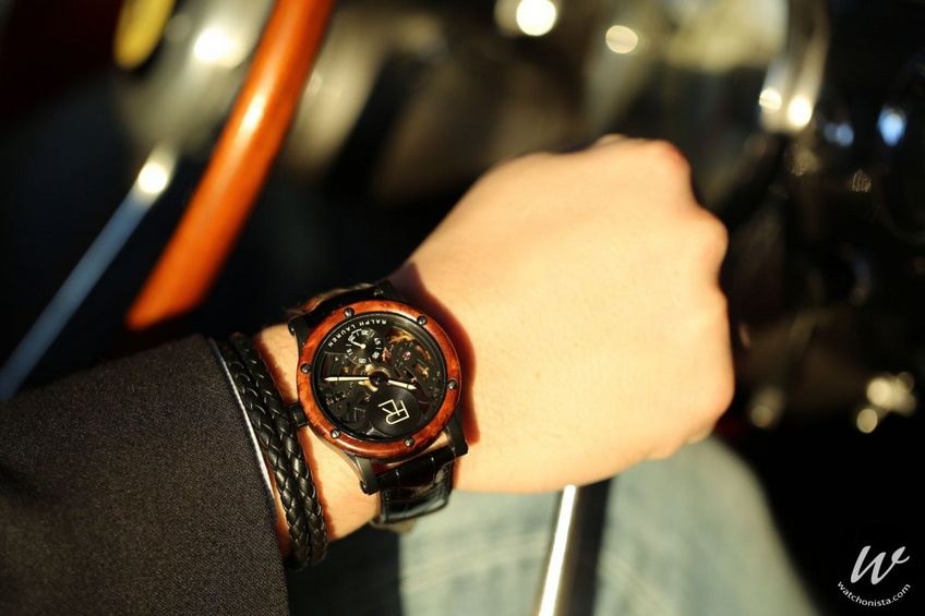 Ralph Lauren Automative Skeleton Black Gunmetal Steel Ralph Lauren Automative Skeleton Black Gunmetal Steel