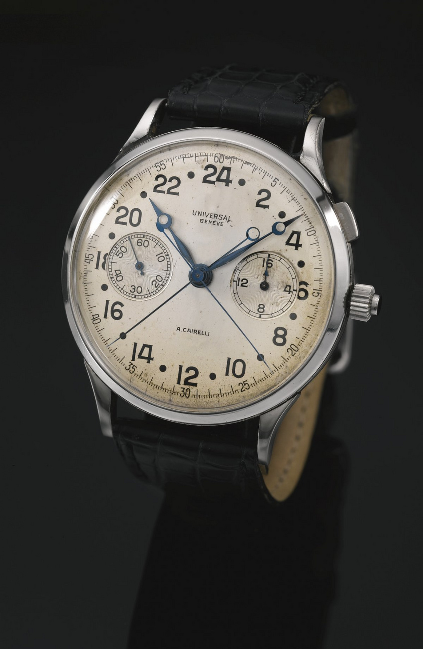 Lot 147 Universal Genève Split Second retailed by Cairelli Lot 147 Universal Genève Split Second retailed by Cairelli