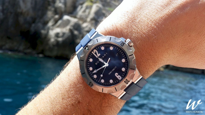 Bulgari Diagono Scuba Blue Dial Bulgari Diagono Scuba Blue Dial