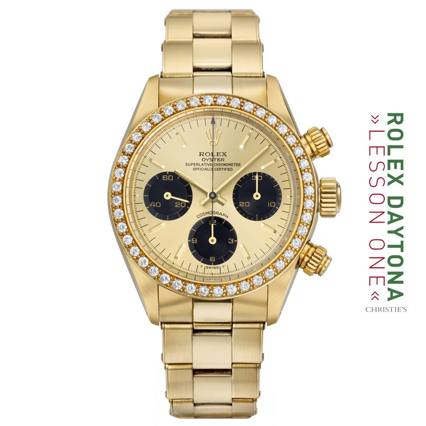 Rolex Daytona 6269 18K 'Diamond Bezel Champagne Oyster Cosmograph' aka 'The Diamond Halo' Rolex Daytona 6269 18K 'Diamond Bezel Champagne Oyster Cosmograph' aka 'The Diamond Halo'