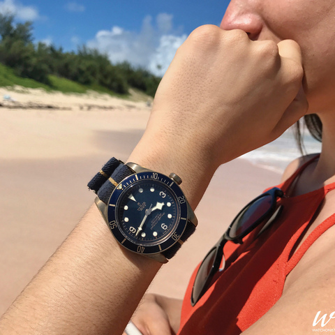 Black bay bronze bucherer top