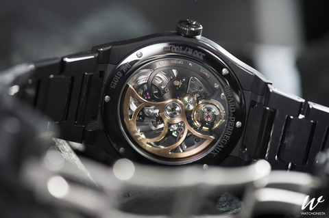 Girard perregaux laureato skeleton ceramic on sale