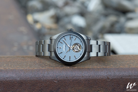 Rolex oyster perpetual label noir cheap