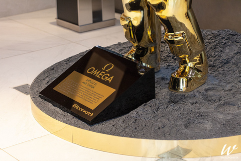 Mission Accomplished Omega s Golden Astronaut Has Landed In New York s Hudson Yards Watchonista