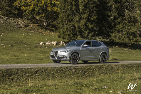 An Italian Road Trip in Switzerland Alfa Romeo Stelvio X Eberhard Co. Quadrifoglio Verde Watchonista