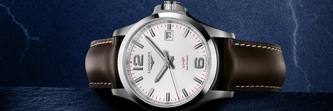 Longines Conquest V.H.P. With Leather Longines Conquest V.H.P. With Leather