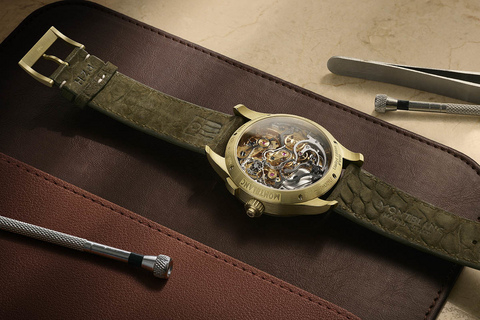 Montblanc Releases A $50,000 Lime Gold 1858 Split-Second