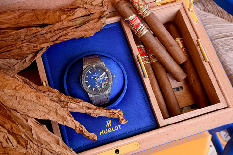 tobacco watch ChocoGold The dial features three hands Legacy Collection King's Watch Pipe