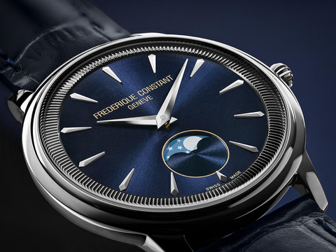 Frederique constant moonphase blue online