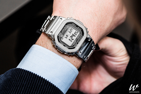 Stainless steel g shock 5000 hotsell
