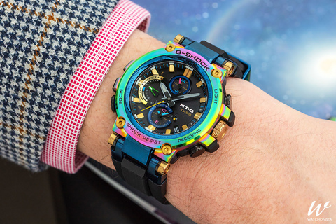 The Next Rainbow Unicorn A Closer Look At The Casio G Shock MT G 20th Anniversary Rainbow Watchonista