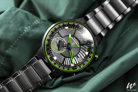 Citizen Eco-Drive Satellite Wave GPS Freedom Orologio Uomo 44mm - Acciaio Nero E Quadrante Blu