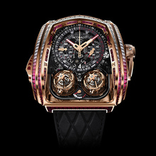 Jacob &amp; Co. Twin Turbo Furious Baguette Rose Gold