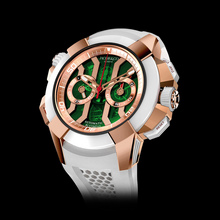 Jacob &amp; Co. Epic X Chrono Rose Gold Green Dial