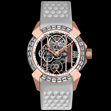 Jacob &amp; Co. Epic X Tourbillon Rose Gold Baguette White