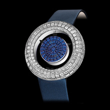 Jacob &amp; Co. Brilliant Mystery Baguette Blue Sapphires – 38mmv