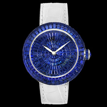 Jacob &amp; Co. Brilliant Full Baguette Blue Sapphires – 38mm