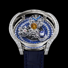 Jacob &amp; Co. Astronomia Solar Baguette Sapphire 3D